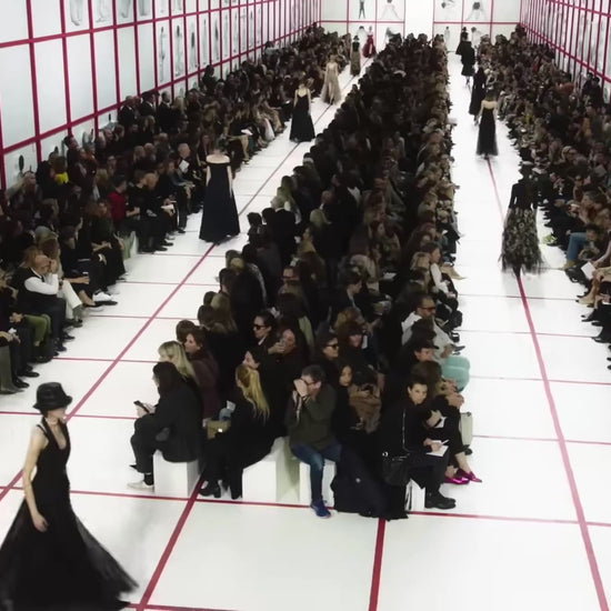 Christian Dior Maria Grazia Chiuri Fall 2019 Look 79 Maxi dress navy black