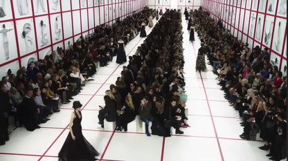 Christian Dior Maria Grazia Chiuri Fall 2019 Look 79 Maxi dress navy black