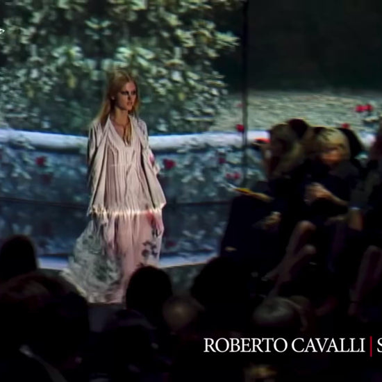 Roberto Cavalli Spring 2009 Look 31 Maxi chiffon dress printed floral