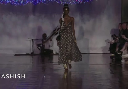 Ashish Spring 2017 Look 17 Maxi crepe silk embroidered Dress
