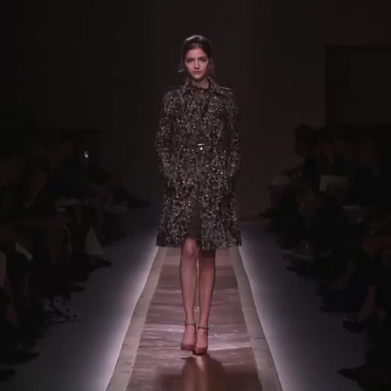 Valentino Pierpaolo Piccioli Fall 2011 Look 38 Pony hair feather coat