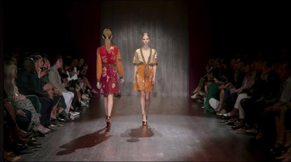 Gucci Frida Giannini Spring 2015 Look 43 Japanese crepe silk dress
