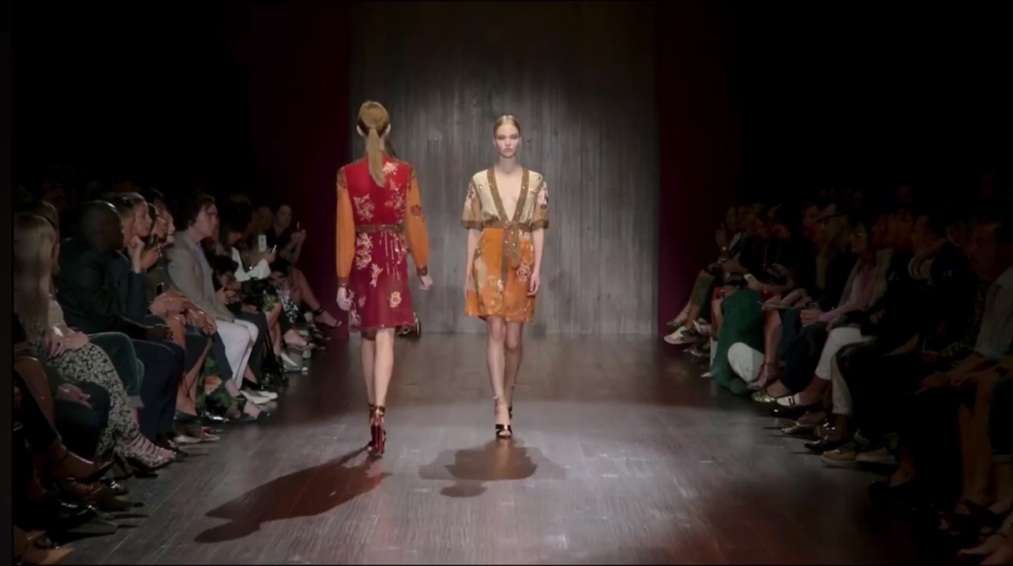 Gucci Frida Giannini Spring 2015 Look 43 Japanese crepe silk dress