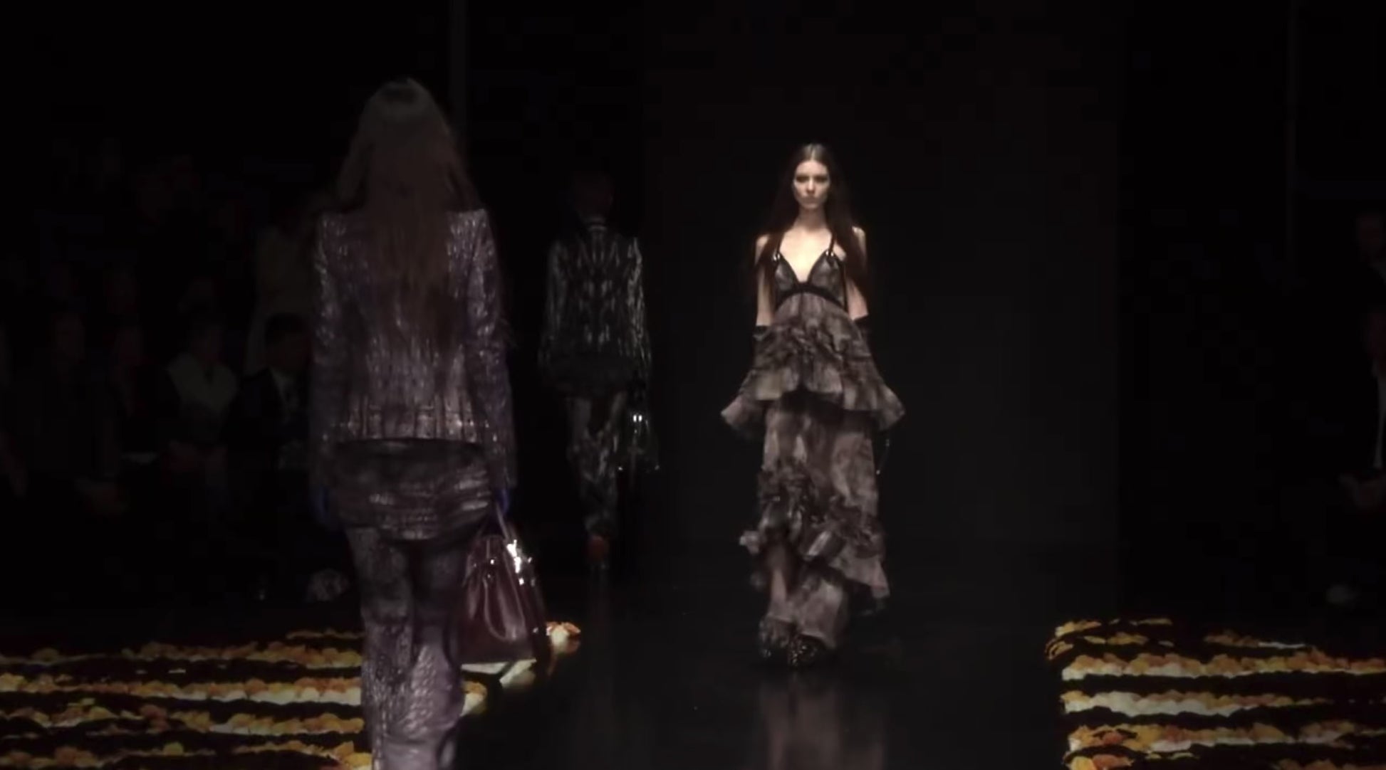 Roberto Cavalli Fall 2012 Look 40 Long silk dress