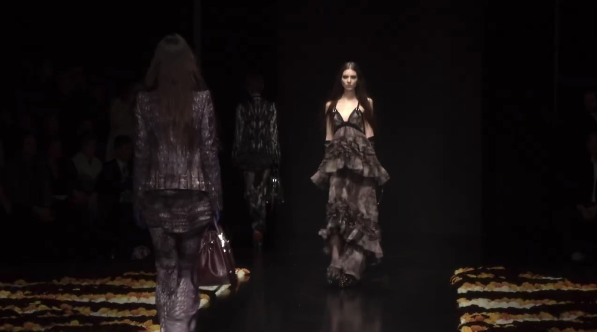 Roberto Cavalli Fall 2012 Look 40 Long silk dress