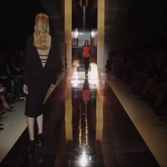 Gucci Frida Giannini Spring 2014 Look 5 crepe bombers