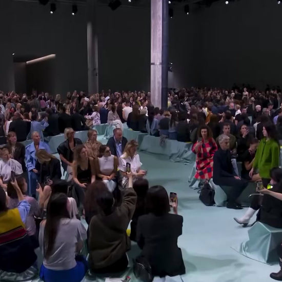 Prada Spring 2025 Look 6 apple lambskin pea coat