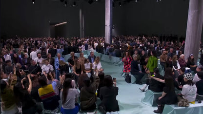 Prada Spring 2025 Look 6 apple lambskin pea coat
