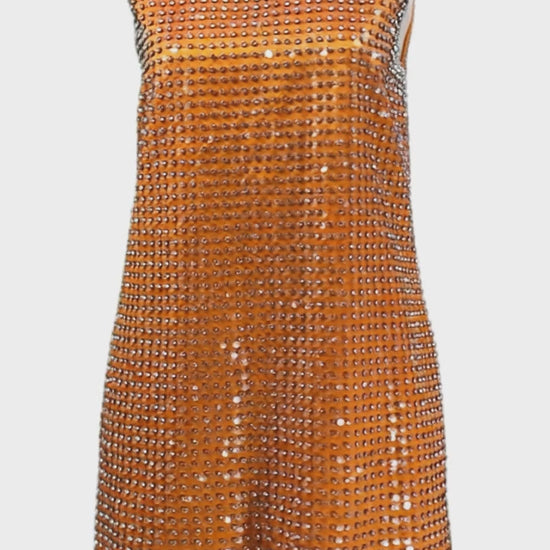 Gucci Sabato de Sarno Spring 2024 crystal silk dress 