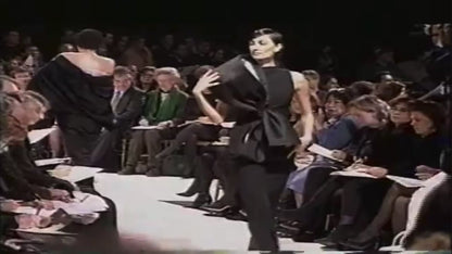 Givenchy couture John Galliano Spring 1996 black bow dress