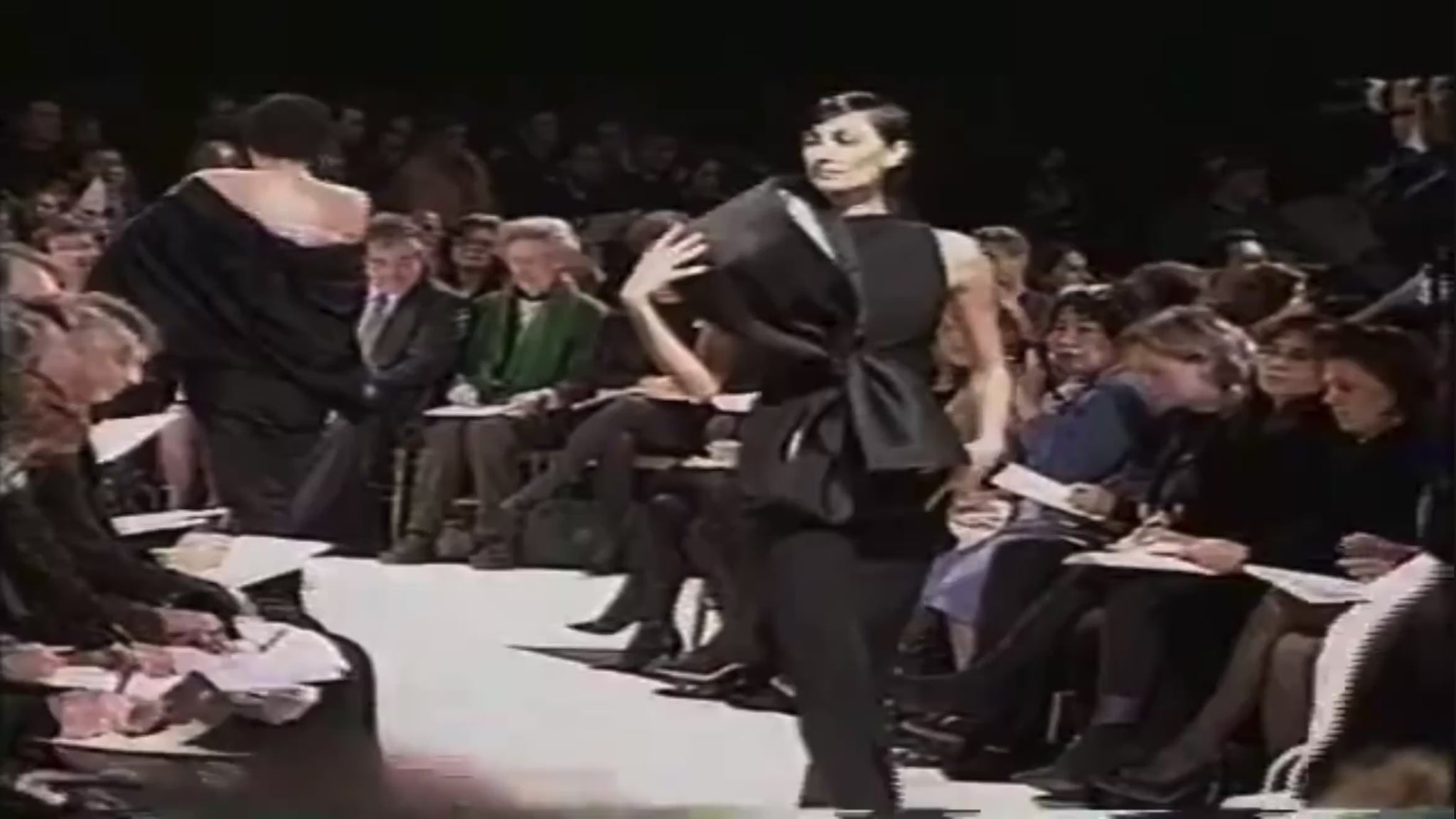 Givenchy couture John Galliano Spring 1996 black bow dress