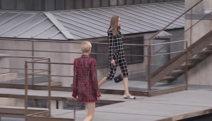 Chanel Virginie Viard Spring 2020 Look 13 Short tweed cropped trousers