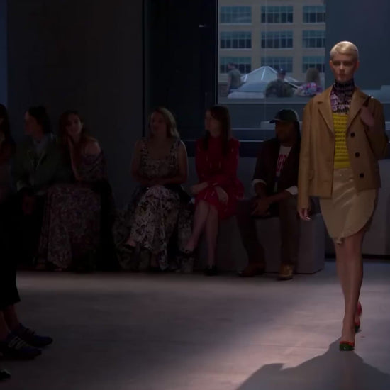 Prada Resort 2019 Look 25 Beige lambskin jacket