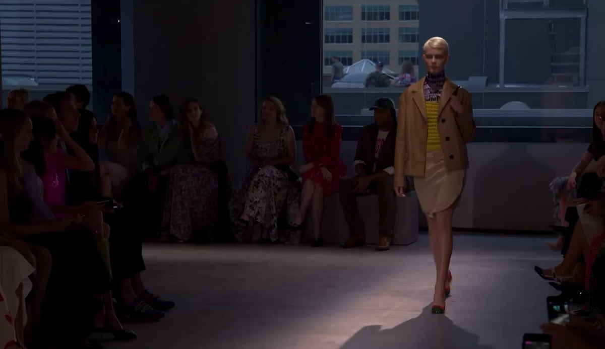 Prada Resort 2019 Look 25 Beige lambskin jacket