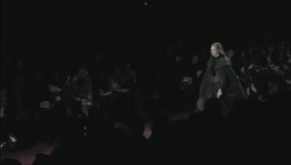 Gucci Frida Giannini Fall 2012 Look 29 Black cashmere cape