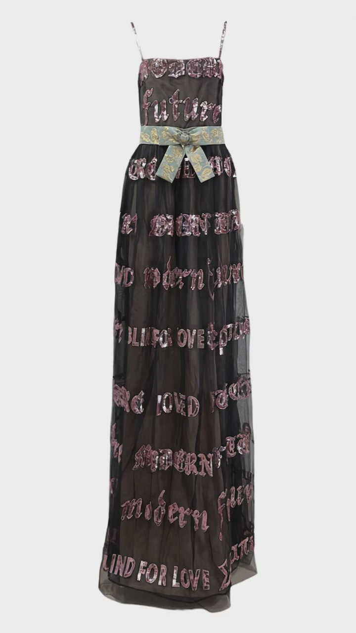 Gucci Alessandro Michele Fall 2018 Modern Future maxi dress