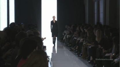 Bottega Veneta Tomas Maier Fall 2012 Look 1 Black wool coat