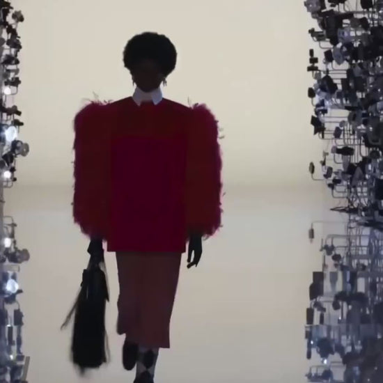 Gucci_Alessandro_Michele_Fall_2021_Look_76_Pink_satin_jacket_ostrich_feathers