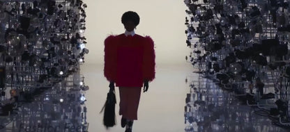 Gucci_Alessandro_Michele_Fall_2021_Look_76_Pink_satin_jacket_ostrich_feathers