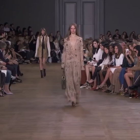 Chloe Clare Waight Keller Fall 2015 Look 30 Maxi crepe floral printed dress