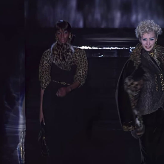 Christian Dior Gianfranco Ferre Fall 1995 Leopard Dress