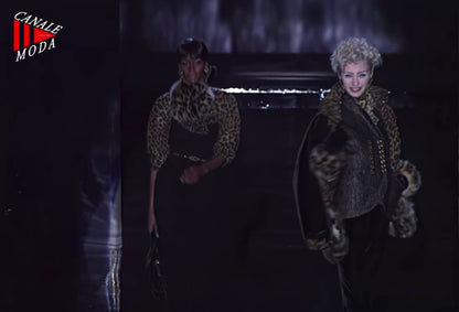 Christian Dior Gianfranco Ferre Fall 1995 Leopard Dress